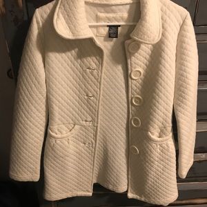 Spring cream color coat. Hardly worn.